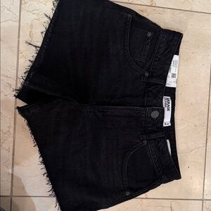 Garage Black Jean Shorts
